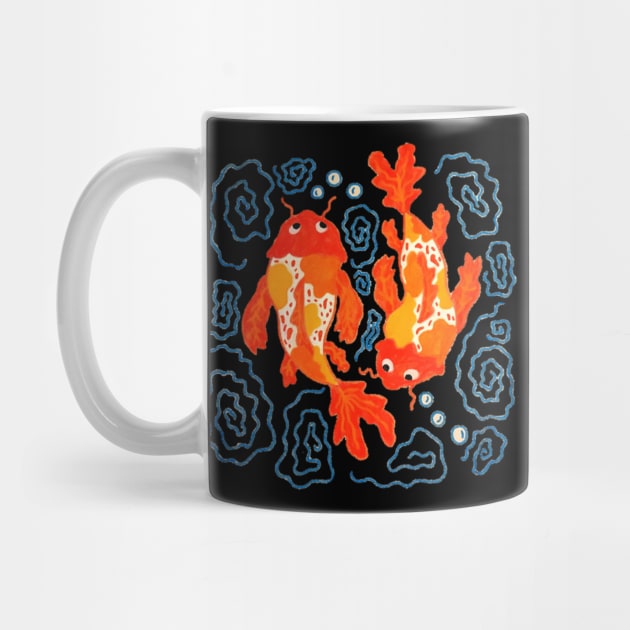 Koi Fish Painting by Bucket Hat Kiddo